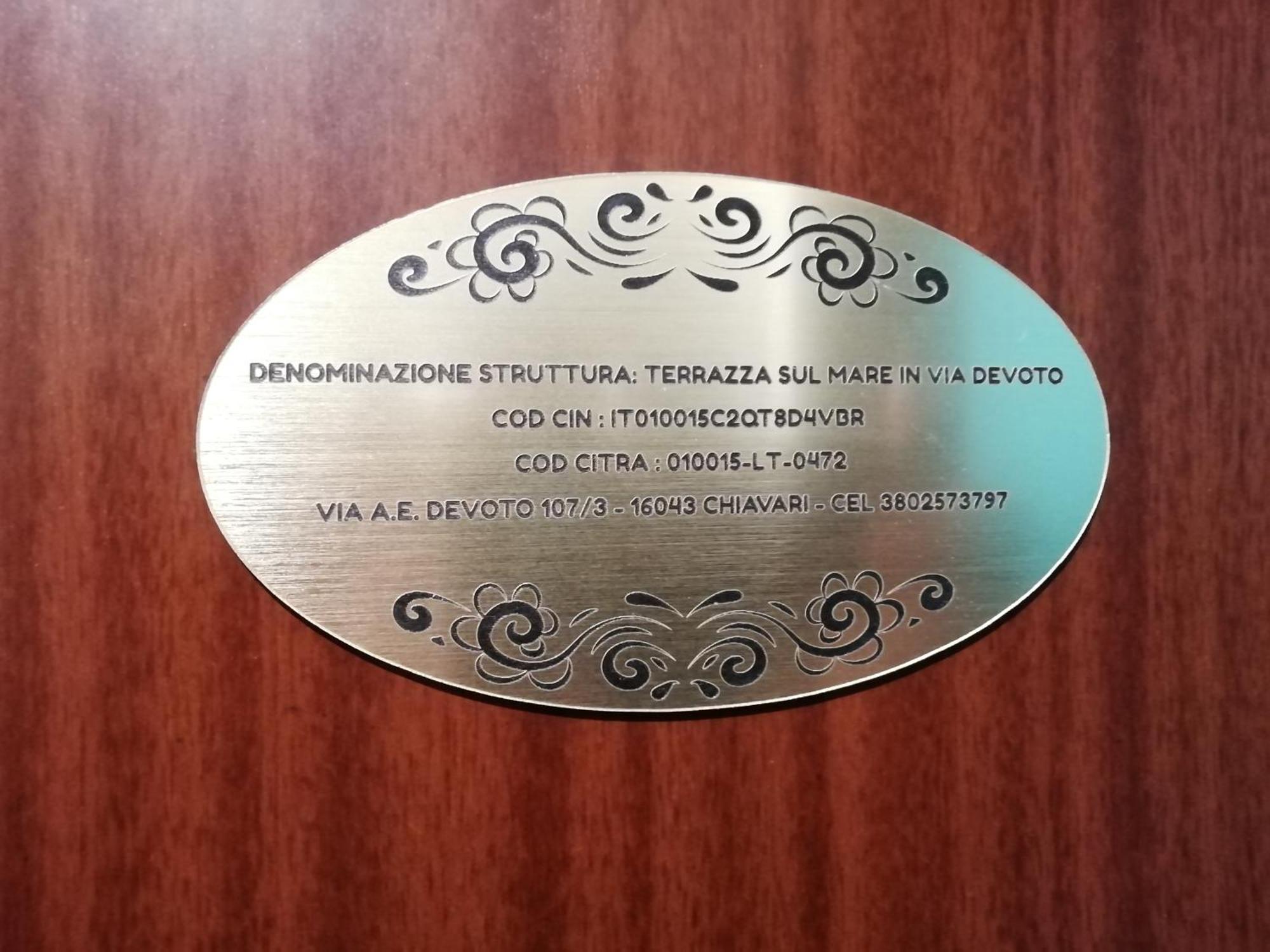 Terrazza Sul Mare In Via Devoto Lejlighed Chiavari Eksteriør billede